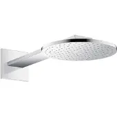 Hansgrohe Kopfbrause Axor mit Brausearm, Wandmontage chrom chrom 250 1jet, mit Brausearm
