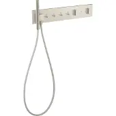 Hansgrohe AXOR ShowerComposition Thermostatmodul 610/110 Unterputz für 4 Verbraucher, Edelstahl Optic