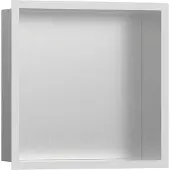 Hansgrohe Wandnische XTRASTORIS Individual E geb 300x300x100mm Designrahmen mattwei 300 x 300 x 100 mm Designrahmen mattweiß