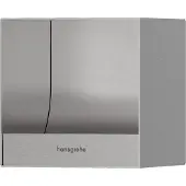 Hansgrohe HG WC-Papierhalter XtraStoris Original 150x150x140mm Edelstahl gebürstet