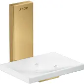 Hansgrohe AXOR Universal Rectangular Seifenschale, Metall, Ablage Glas, 42605