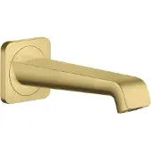 Hansgrohe Wanneneinlauf Axor Citterio E Ausladung 181mm, brushed brass
