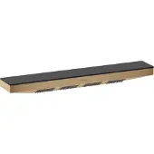 Hansgrohe Schulterbrause RAINFINITY 500 1jet mit Duschablage brushed bronze brushed bronze
