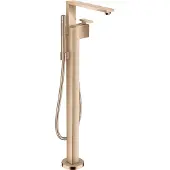 Hansgrohe Wannen-Einhebelmischer Axor Edge A 255mm, boden, Diamantschl., pol. r gol