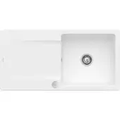 Villeroy & Boch Keramikspüle 33362FRW, Siluet 60 flat Flächenbündige Spüle - inkl.