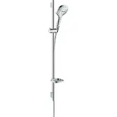 Hansgrohe Brausenset Raindance Select E 120 Unica S Puro 900mm Weiss / Chrom