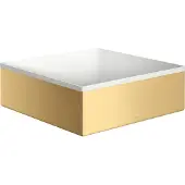 Hansgrohe AXOR Suite Aufsatzwaschtisch 285/285 ohne Hahnloch und Überlauf, Brushed Gold Optic