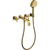 Hansgrohe Fertigmontageset Axor Citterio UP-3-Loch-Wannenarm, m KrG, pol. gol opt