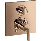 Hansgrohe Thermostat AXOR CITTERIO UP m Ab-/Umstellv. u HGri pol. red gold polished red gold