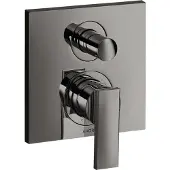 Hansgrohe Einhebel-Wannenmischer AXOR CITTERIO Unterputz polished black chrome polished black chrome