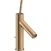 Hansgrohe Einhebel-Waschtischmischer AXOR STARCK 90 9015 m ZAG 1 1/4Zoll brushed bronze brushed bronze