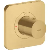 Hansgrohe AXOR Citterio E Thermostatmodul Unterputzmodell 12 x 12, 36702250, Farbe: Brushed Gold Optic