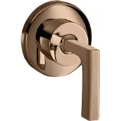 Hansgrohe Abstellventil AXOR CITTERIO DN 15/DN 20 UP m HGri polished red gold polished red gold