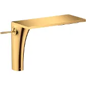 Hansgrohe Einhebel-Waschtischmischer AXOR MASSAUD 220 DN 15 f Waschschüs. o Zugst. pol. go opt polished gold optic
