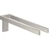 Hansgrohe AXOR Universal Rectangular Handtuchhalter, Metall, doppelt, fest, Länge 380mm, 42622