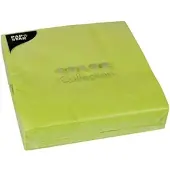 Papstar 16 X 50 Servietten, 2-lagig 1/4-Falz 40 cm x 40 cm limonengrün
