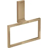 Hansgrohe AXOR Universal Rectangular Handtuchring, Metall, schwenkbar, 42623