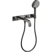 Hansgrohe Fertigmontageset Axor Citterio UP-3-Loch-Wannenarm, m HG, pol. bla vc
