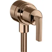 Hansgrohe Absperrventil Axor Citterio Stop m Rückflussverh., Hebel, pol. red gold