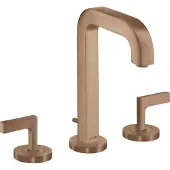 Hansgrohe 3-Loch-Waschtischarmatur 170 Axor Citterio m A 140mm, m H-Gr, ZugstAblGar, Ros, b r