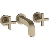 Hansgrohe Fertigmontageset Axor Citterio UP-3-Loch-Waschtischarmatur, m Kreuzgr., brush. ni.