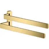 Axor Doppel-Handtuchhalter UNIVERSAL einzeln schwenkbar polished gold optic