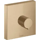 Hansgrohe Fertigmontageset Axor Starck UP-Absperrventil, eckig, brushed bronze