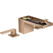Hansgrohe 3-Loch-Waschtischarmatur 70 Axor MyEdition A 151mm, m Pus-Op-Abl, o Pl, b r gol