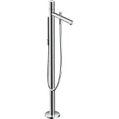 Hansgrohe Fertigmontageset Axor Uno WA-EHM, boden, m Zerogr, Edelstahl-Optik