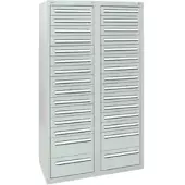 Stumpf Schubladenschrank Serie T-100/35-4, 30 Schubladen lichtgrau (26x100, 4x200mm)