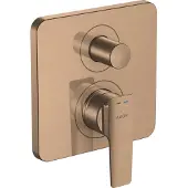Hansgrohe Einhebel-Wannenmischer AXOR CITTERIO E DN 15 UP m integ Sich-kom bru red gold mit integrierter Sicherungskombination brushed red gold