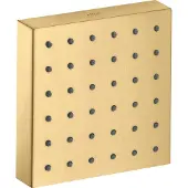 Hansgrohe AXOR Starck ShowerCollection Brausemodul Unterputzmodell 12 x 12, 28491250, Farbe: Brushed Gold Optic