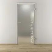 NOVADOORS Glasdrehtür »NOVA 554«, matt - transparent
