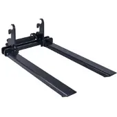 Scheppach Palettengabel, für Kompaktlader, max 150kg - schwarz