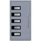 KNOCK Flügelüberdeckende Kunstoff-Haustür »Terra«, grau