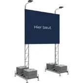 SCHAKE Aufstellvorrichtung für Werbetafel 5x3m