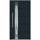 KNOCK Aluminium-Haustür »Terra Nova«, anthrazit - grau