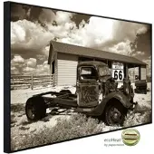 Papermoon Infrarotheizung »EcoHeat - Rosty Truck«, Matt-Effekt - bunt