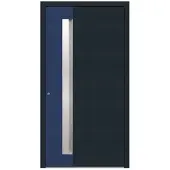 KNOCK Aluminium-Haustür »Marte«, anthrazit / stahlblau