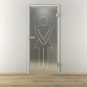 NOVADOORS Glasdrehtür »NOVA 628«, matt - transparent