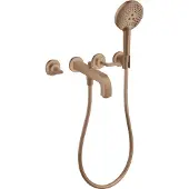 Hansgrohe Fertigmontageset Axor Citterio UP-3-Loch-Wannenarm, m HG, brush. r gol