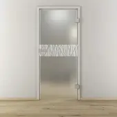 NOVADOORS Glasdrehtür »NOVA 546«, matt - transparent