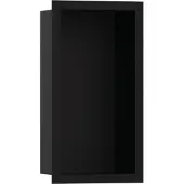 Hansgrohe XtraStoris Individual Wandnische Mattschwarz mit Designrahmen 300/150/100, Mattschwarz