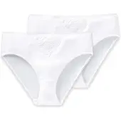 Schiesser Unterwäsche Damen 145240 Cotton Essentials White (2er Set)-L