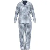 Götzburg Schlafanzug Kariert Pyjama