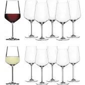 Spiegelau Weinglas "Rot- und Weißweingläser Style 12er Set transparent"