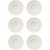 Villeroy & Boch Untertasse Manufacture Rock Weiß (6-teilig)