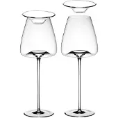 Zieher Rotweinglas "Weingläser + Deckel Vision Intense 640 ml 2er Set transparent"