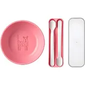 Mepal Kinderschale "Kinderschale mit Fütterlöffel Mio 3er Set"
