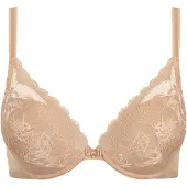 Lisca Push-up-BH "Push up BH Evelyn", Damen, Gr. 70, Cup B, beige (sweet almond), Spitze, Obermaterial: 82% Polyamid PA. 18% Elasthan EL., BHs Push-up-BH